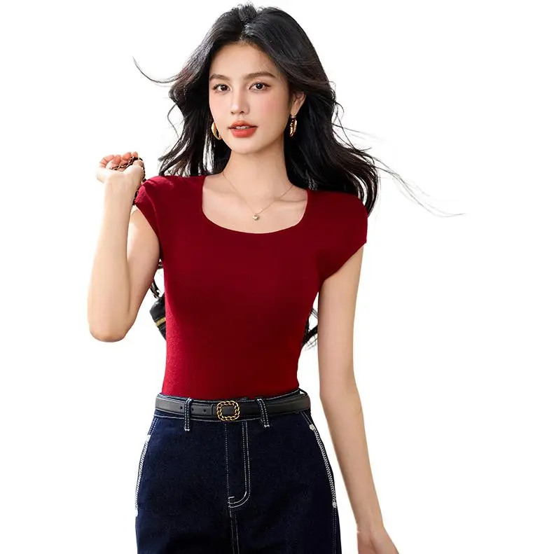 La Chapelle Knitwear Women's Red-2