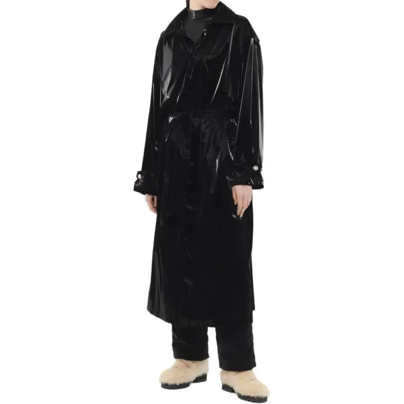 CHANEL NEIGE Ski Series FW24 Trench Coat Women's Black-1