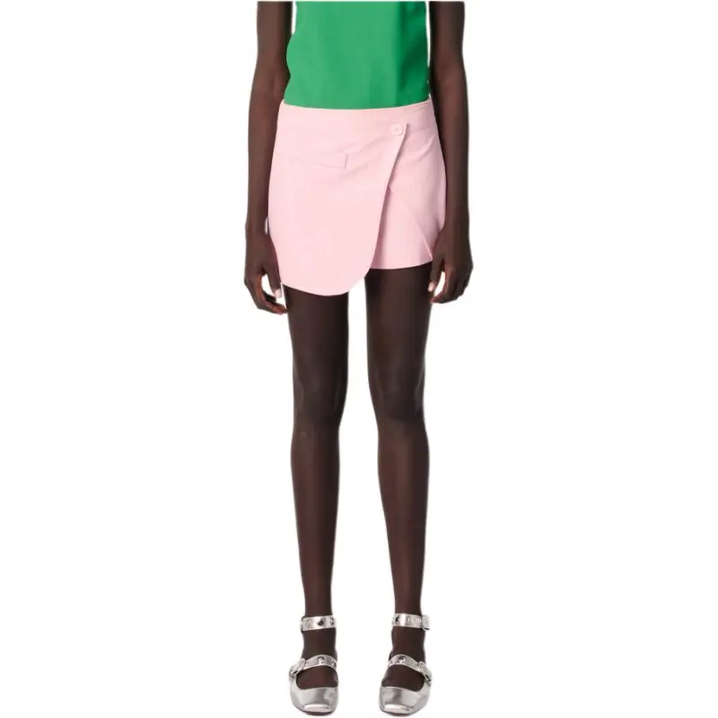 Maje Wrap detail Shorts-4