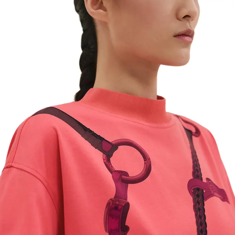 HERMES T Shirts Women's Orange-2