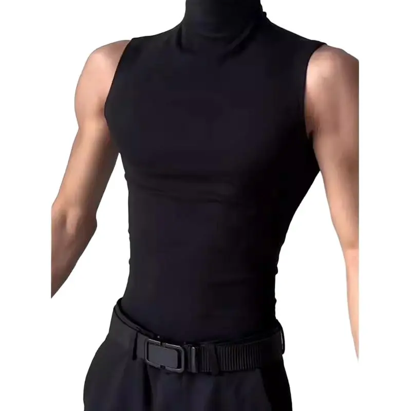 CORNILOT Tank Tops Unisex Black-3