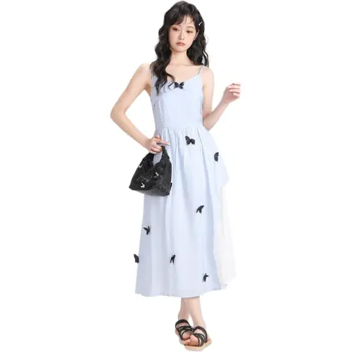 JECCI FIVE Slip Dresses Women's Light Blue