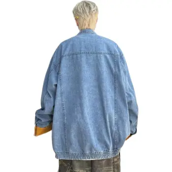 SOCKKEY Denim Jacket Unisex Blue
