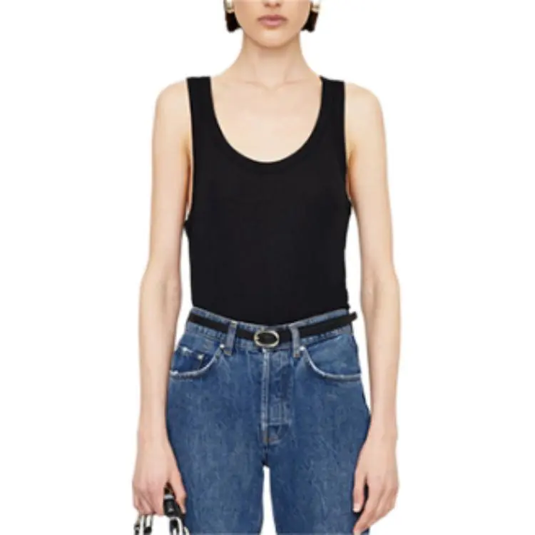 Anine Bing Brine Logo plaque Tank Top-2