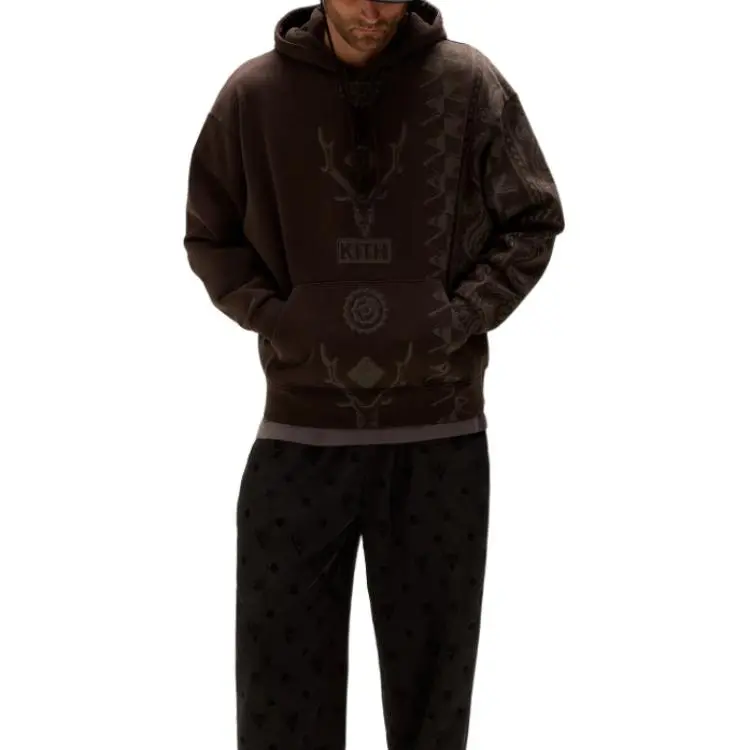KITH X South2 West8 Columbia Paisley Nelson Hoodie-2