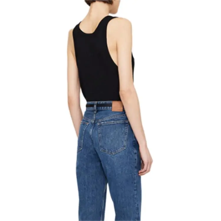 Anine Bing Brine Logo plaque Tank Top-1