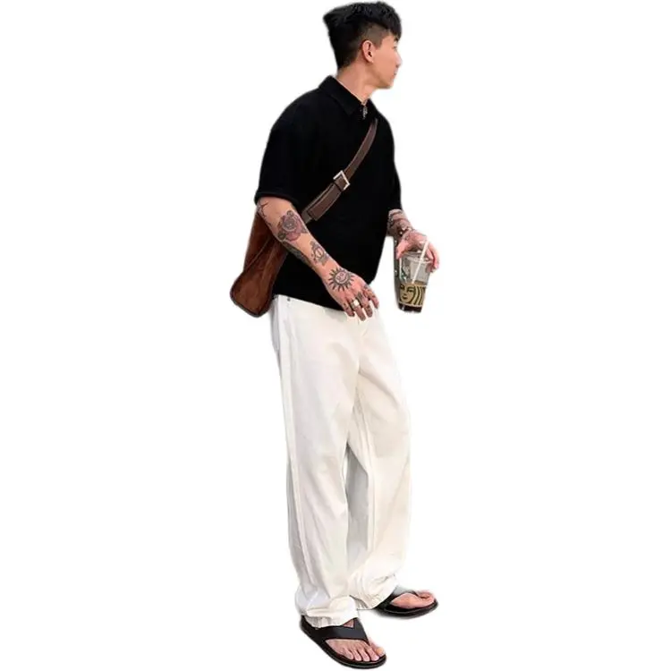 DUATOGE Jeans Men Ecru -0
