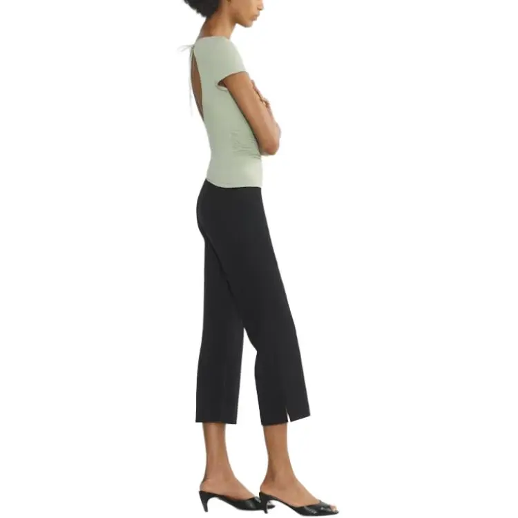 ARITZIA T Shirts Women's Silver Sage Green-4