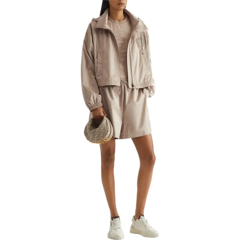 FENDI Logo patch Jacket-2