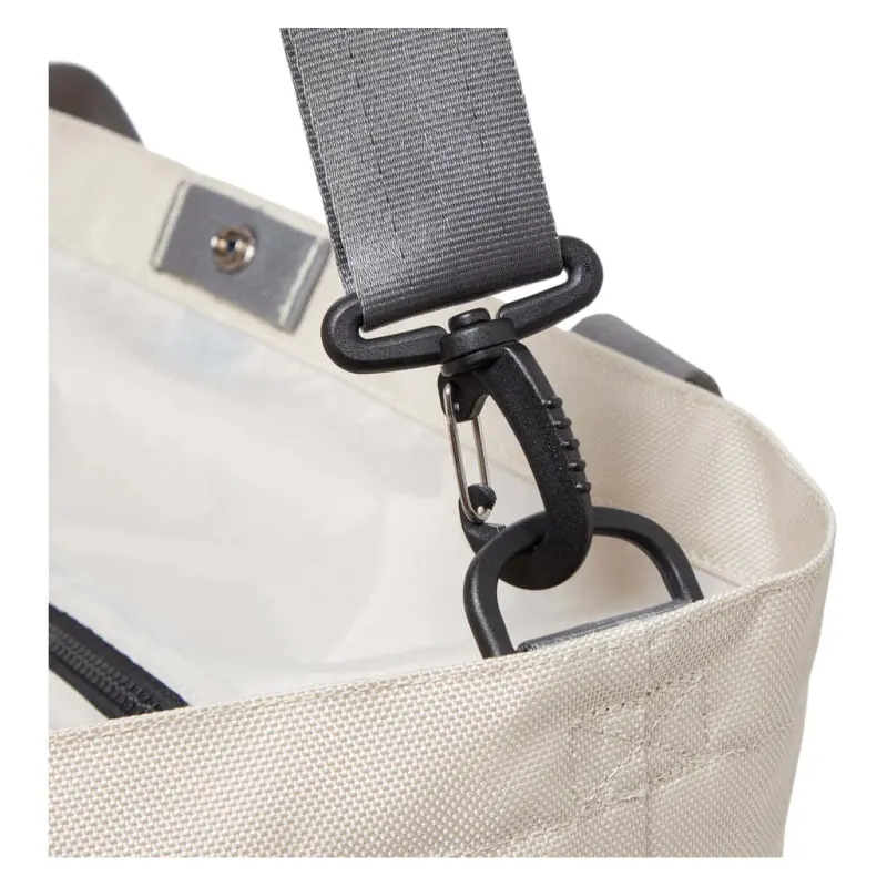 New Era Polyester Tote Bag, Shopping Bag, Shoulder Bag, Crossbody Bag, Handbag Unisex Stone Gray-5