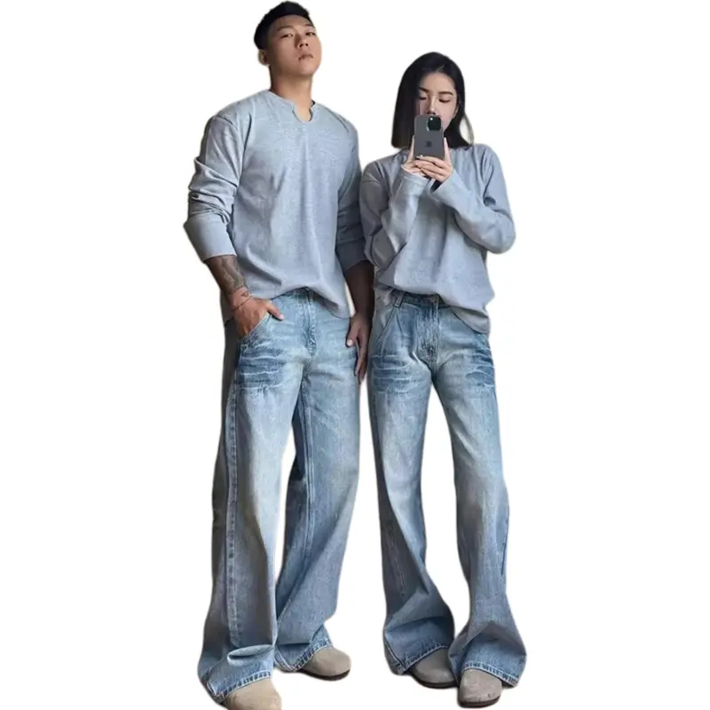 REXSHION Jeans Unisex Blue-3