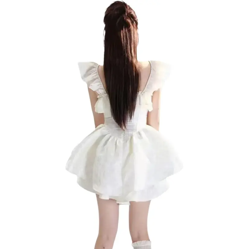 ABCMININ Short Sleeved Dress Women's-1