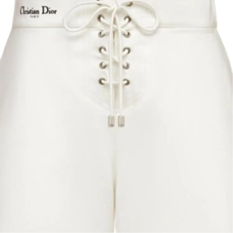 DIOR Casual Shorts Women's Beige-2