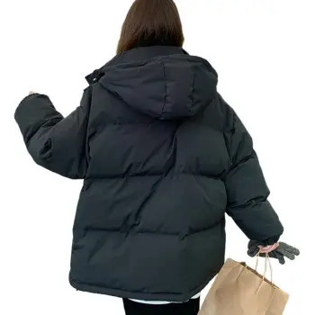 Flowers In Water Puffer Jacket Women's
