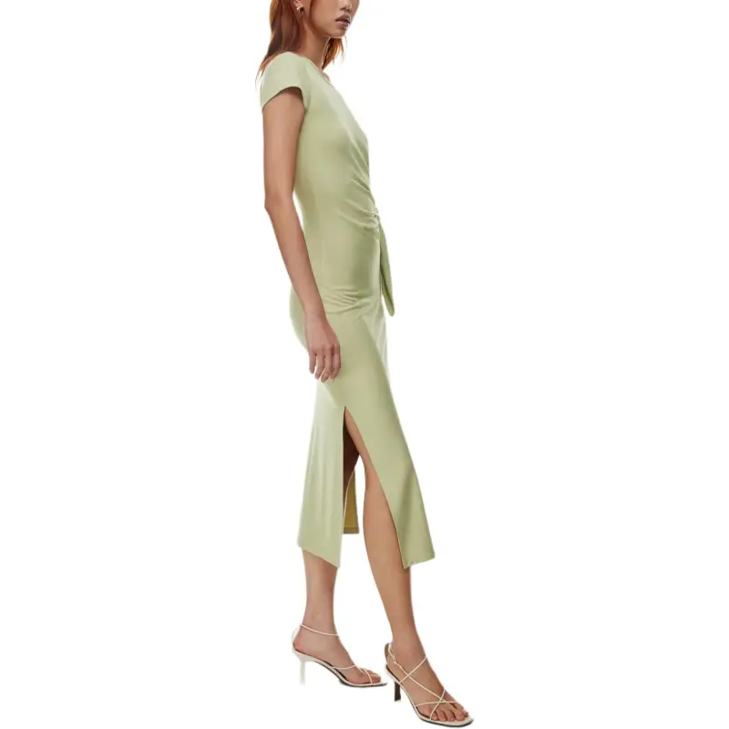 ARITZIA Wilfred Fortune Maxi Dress Short-Sleeved Dresses Women's Soft Pistachio Green-4