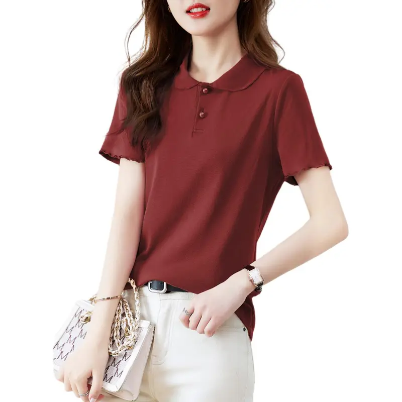 XWI T Shirts Women's Red-2
