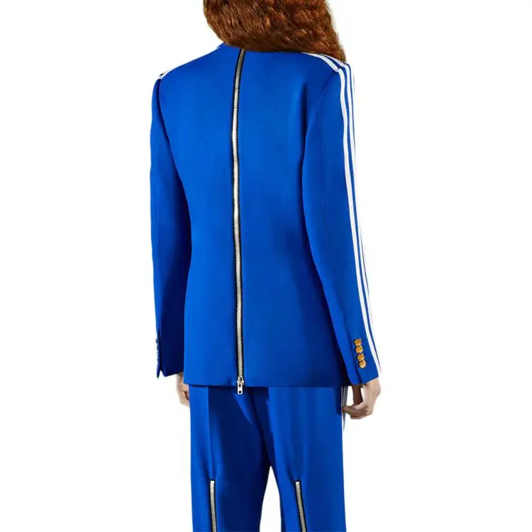 GUCCI GUCCI X ADIDAS Collaboration Jacket Women's Royal Blue-3
