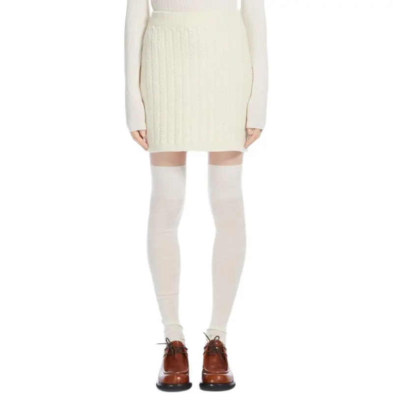 SportMa Casual Short Skirts Women's Ivory White-2