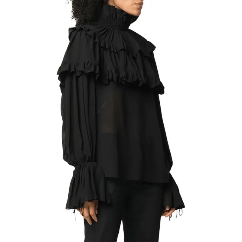 SAINT LAURENT Shirt Women's Black-3