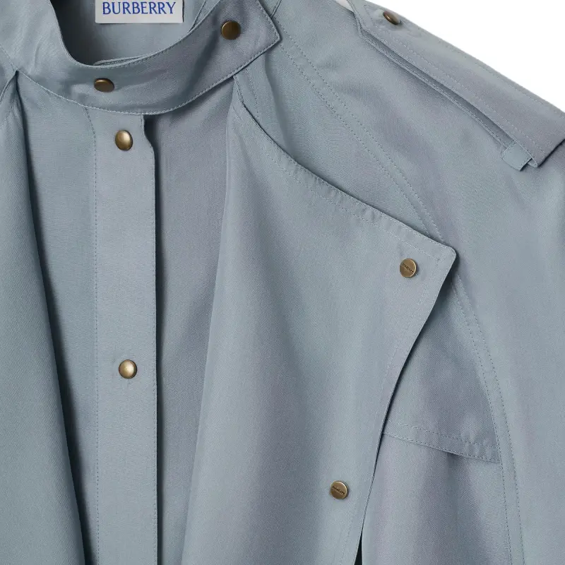 Burberry Silk Cape Top-4