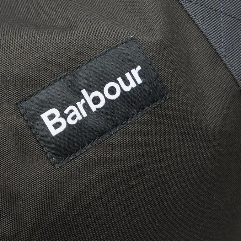BARBOUR Polyester Travel Bag Men's Marine Blue & Green-2