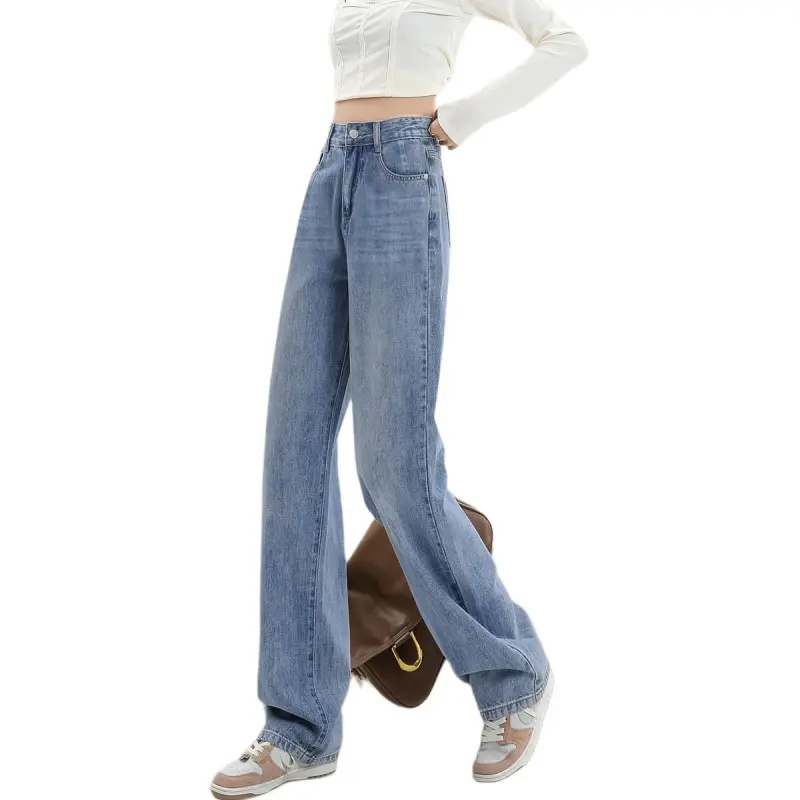 Weixi Jeans Women's Jade Sea Blue-5