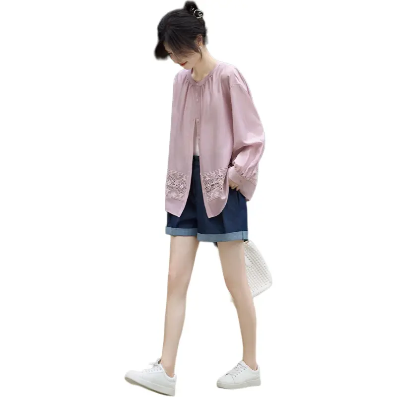 XWI Shirt Women's Cameo Brown Smoke Pink-3