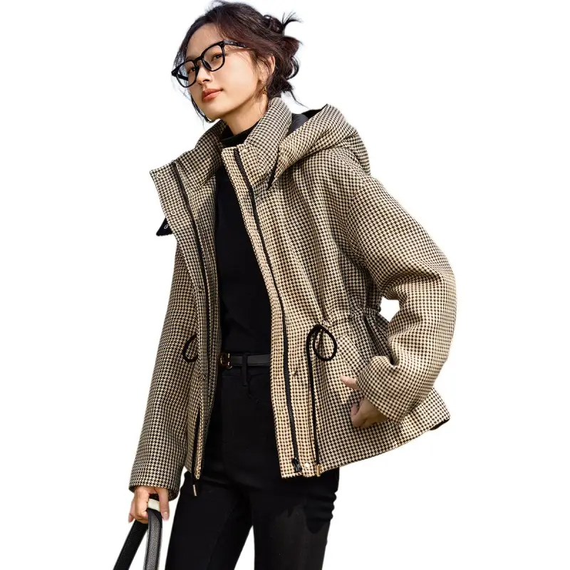 Mo Han Yi Mei Puffer Jacket Women's Khaki-3