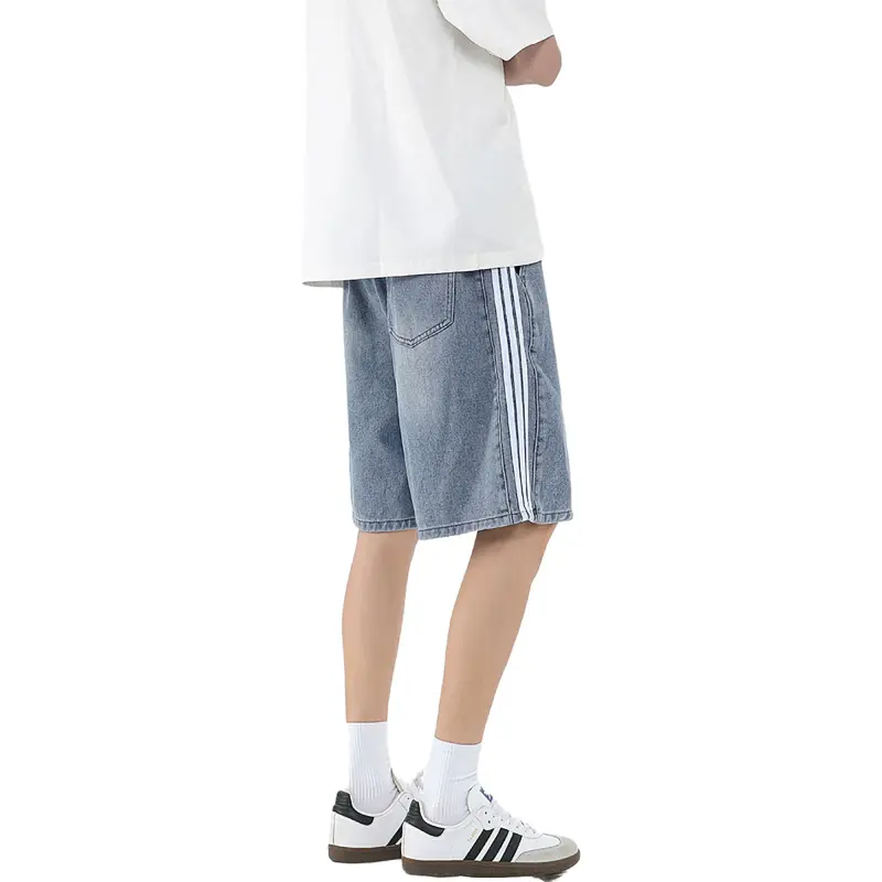 Ang2 Stu Denim Shorts Unisex-4