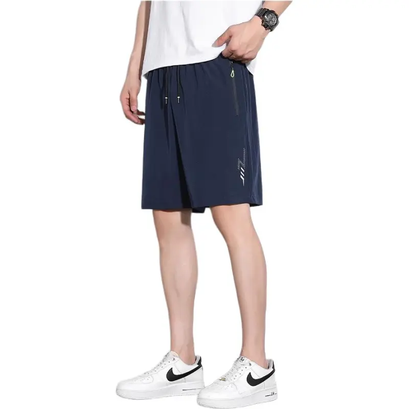 KVIV Casual Shorts Men Navy Blue -2