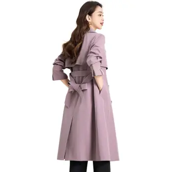 Mylan Spring, Fall Trench Coat Cinched Waist Women's Pink Collection Brand, Stay Updated With Event Alerts