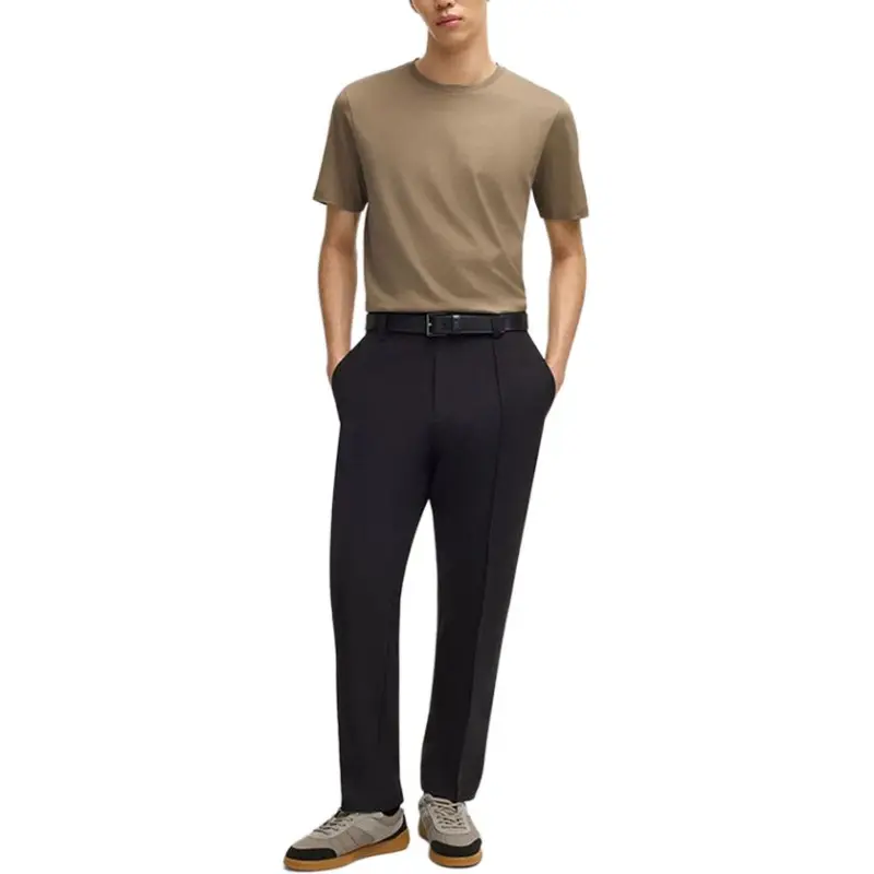 HUGO BOSS T Shirts Men Brown-1