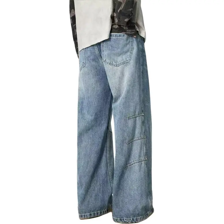 PAINT STAIN Jeans Unisex Blue-7