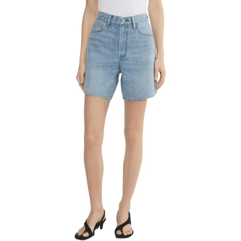 ARITZIA SS25 Denim Forum The '90s Vintage Hi rise Baggy Denim Short Denim Shorts Women's-1