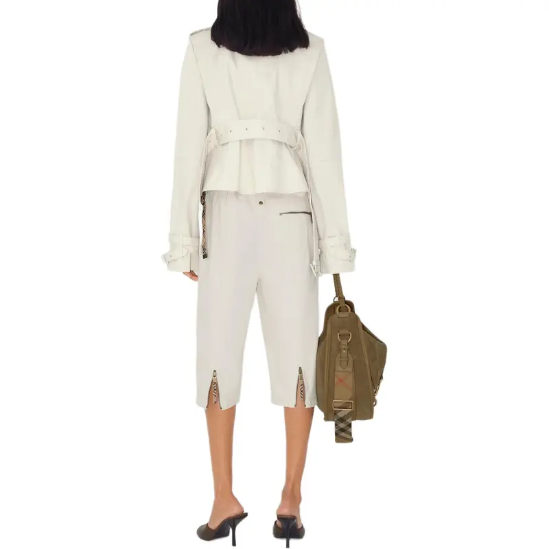 Burberry Belted Waist Zipped Trench Coat-2