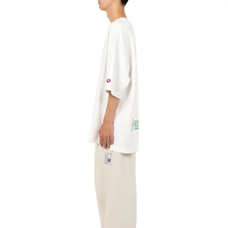 Maison Mihara Yasuhiro Leon print Distressed T shirt-5