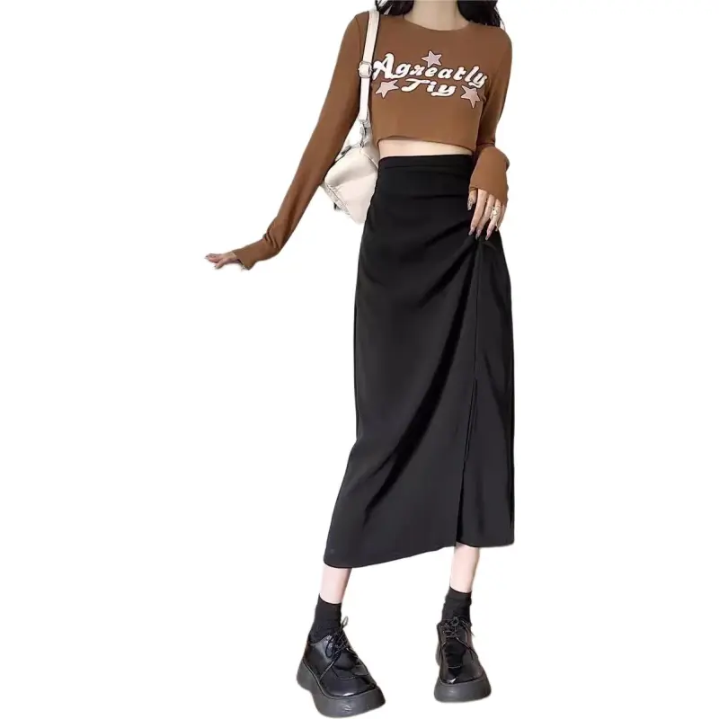 Gentle Welcome Casual Long Skirt Women's-2