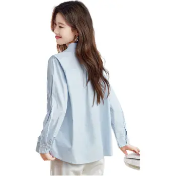PIERRE CARDIN Shirt Women's Misty Blue