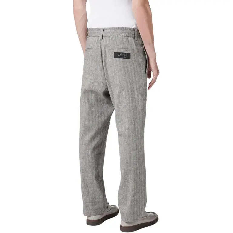 Iceberg Cargo Pants Men Gray-2