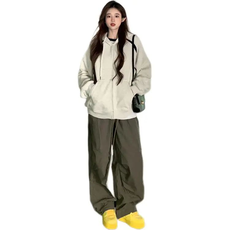 GOSO Sweatshirt Women's White Gray-2