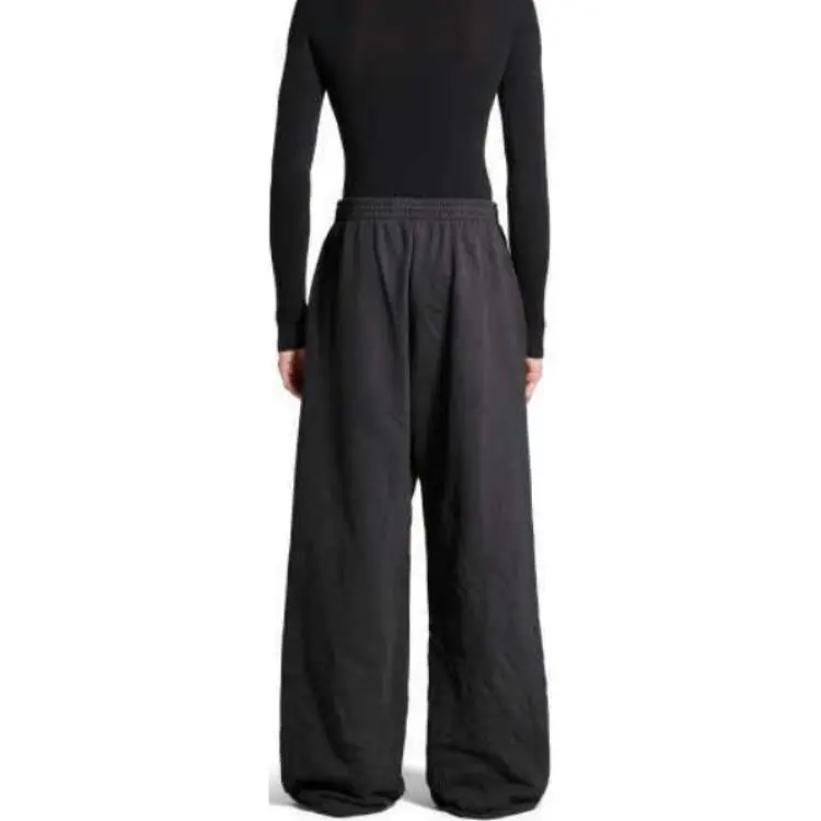 Balenciaga Baggy Sweatpants 'Washed Black'-3