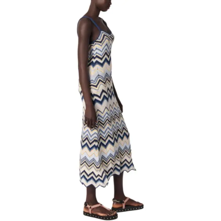 Maje Knitted Midi Dress-3