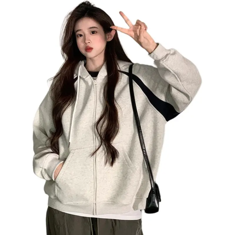 GOSO Sweatshirt Women's White Gray-1