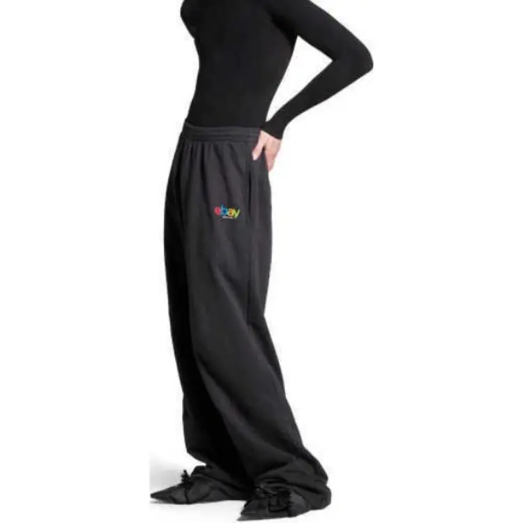 Balenciaga Baggy Sweatpants 'Washed Black'-2