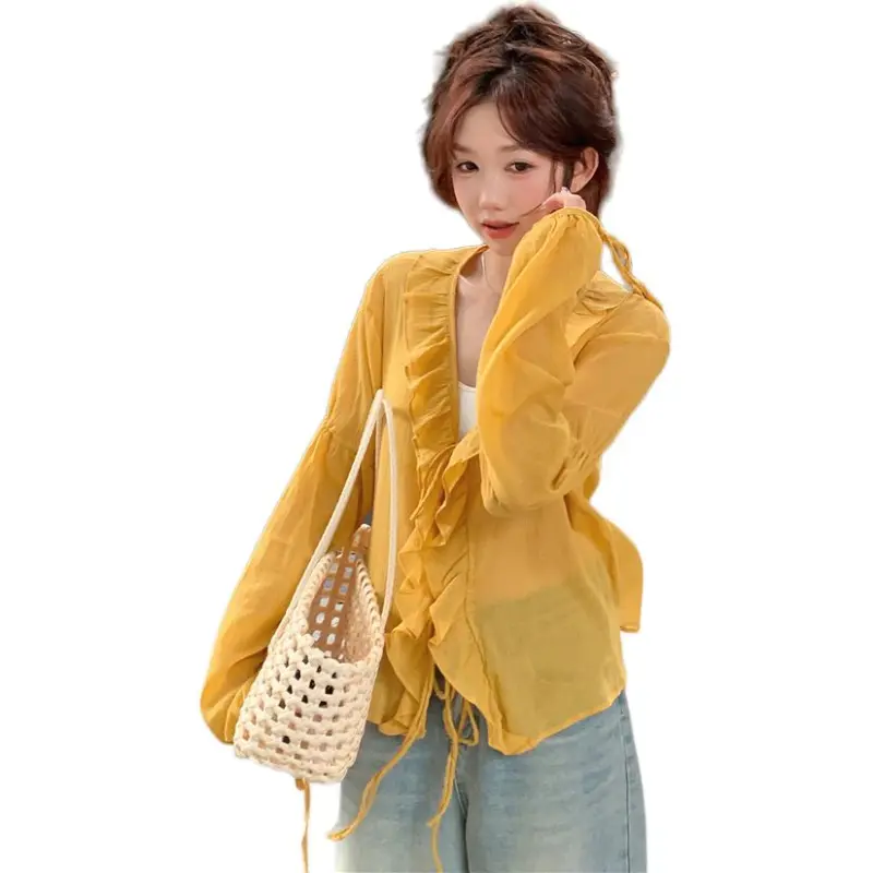 GOSO Shirts Women's Yellow-4