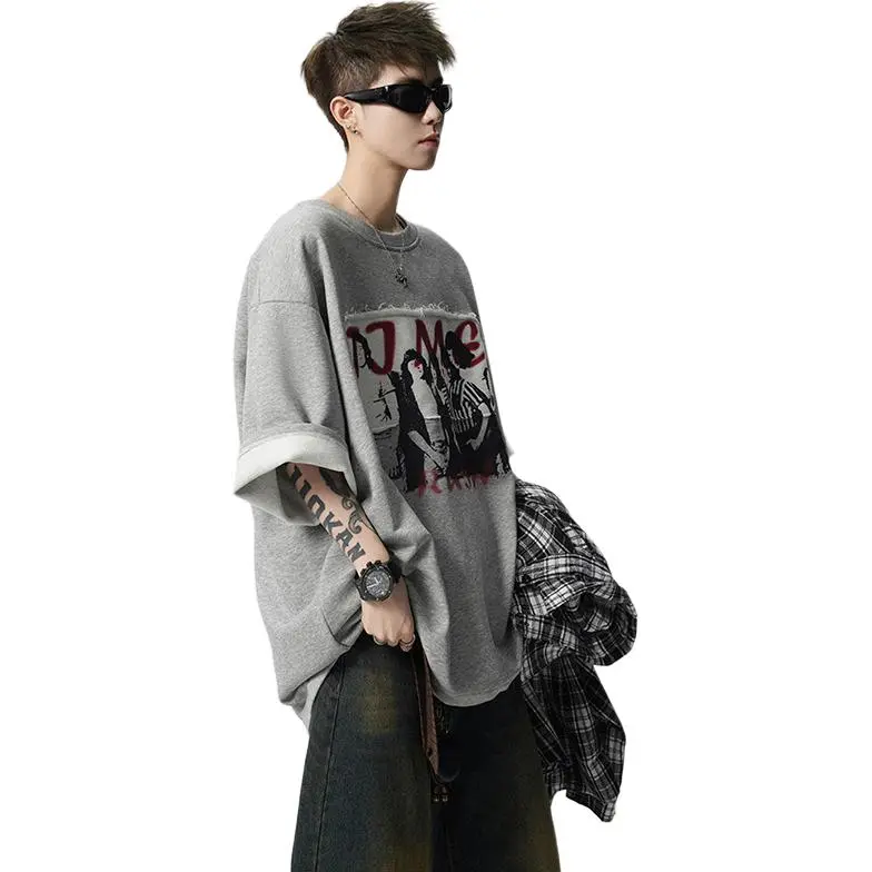 NOAHGIGI T Shirts Unisex Gray-3