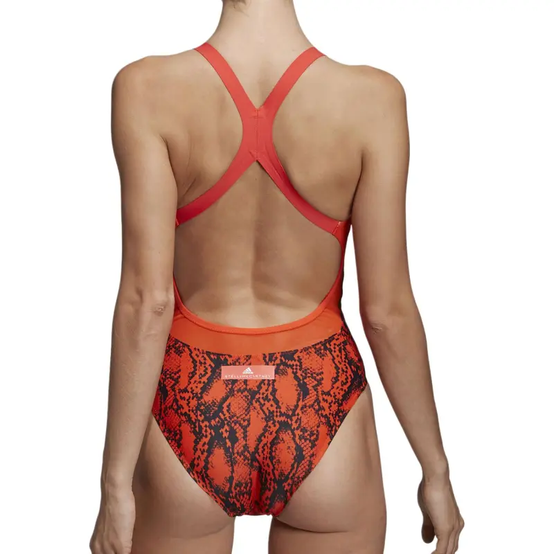 Adidas Stella McCartney One-piece Swimsuit Women's Red-3