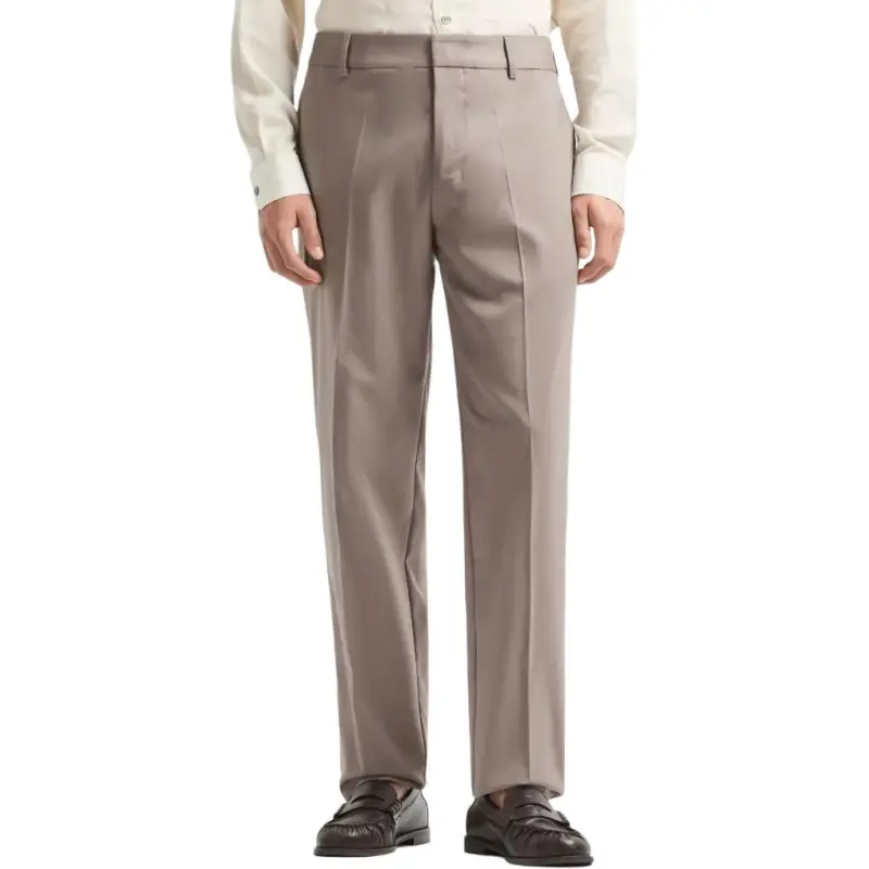 EMPORIO ARMANI Lightweight Virgin Wool blend Twill Chinos-2