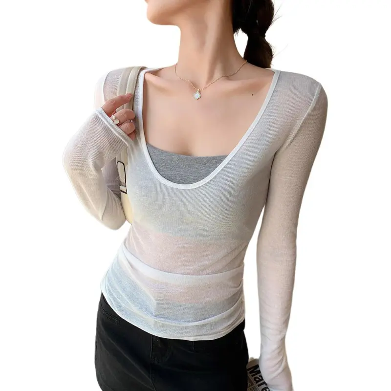 Mu Qingqing T Shirts Women's White-1