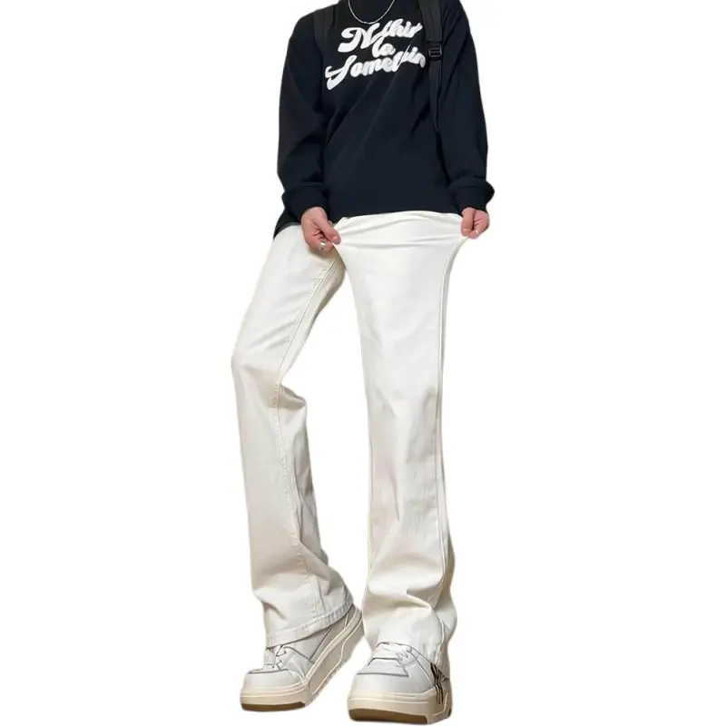 GY.VG Jeans Unisex White-2